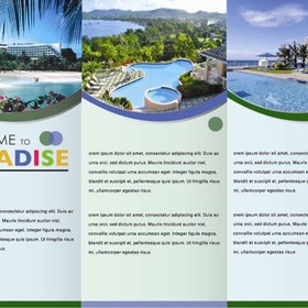 Graphic Design: Tri-Folded Sample Brochure