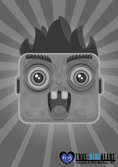 Character Illustration: Freakist Box Man