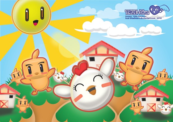 Character Illustration: Morning Chicken